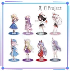 Аниме проект Touhou, Hakurei Reimu Kirisame Marisa, акриловая фигурка, подставка, модель, настольное украшение, коллекция игрушек для косплея
