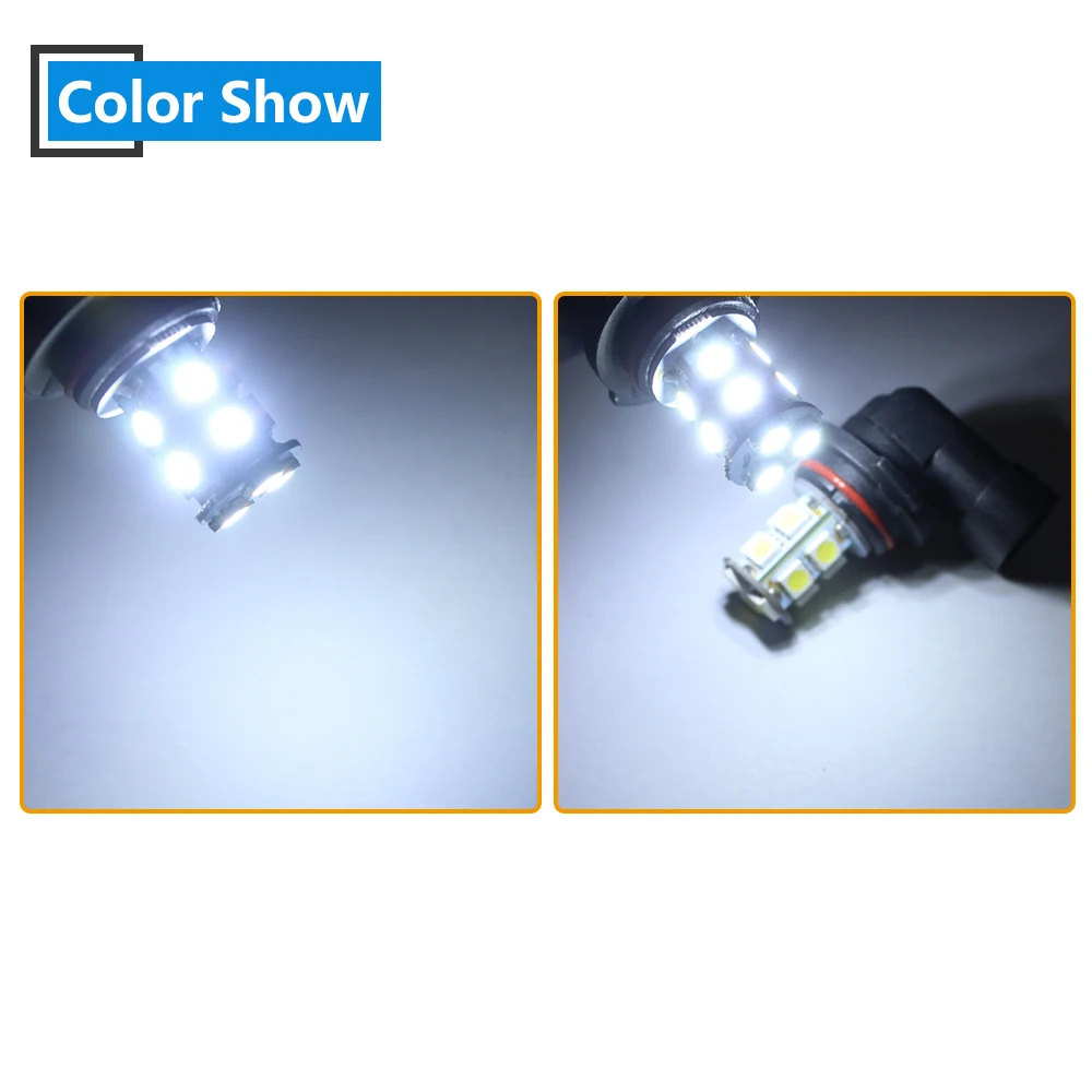 12V H4 5050 13 SMD светодиодный 160LM 8000K 9005 9006 H1 H7 автомобильный внешний головной светильник автомобильная лампа сигнальный противотуманный светильник белый автомобильный Стайлинг