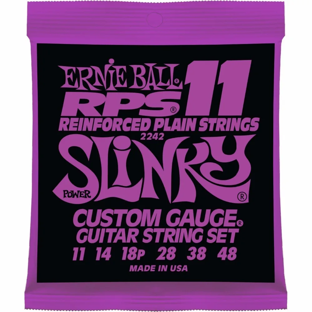 Струны для электрогитары Ernie Ball 2242 Power Slinky RPS 11 011 048|electric guitar strings|guitar stringsernie ball |