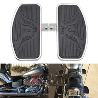 motorcycle front rider footrests foot pegs pedals floorboards for honda shadow vt400 vt750 vt750c ace classic custom 1997 2003