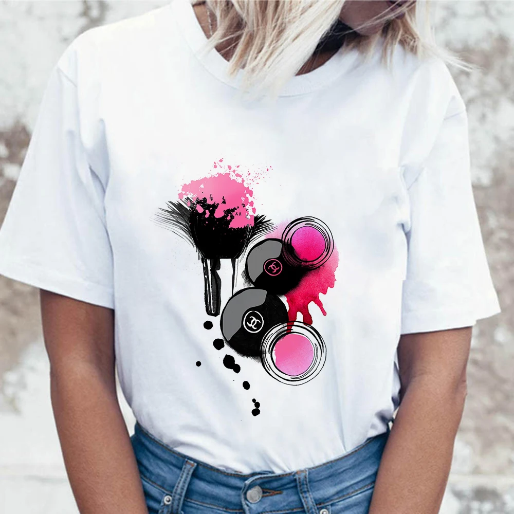 Европейский и американский стиль новая футболка женская мода тренд короткий