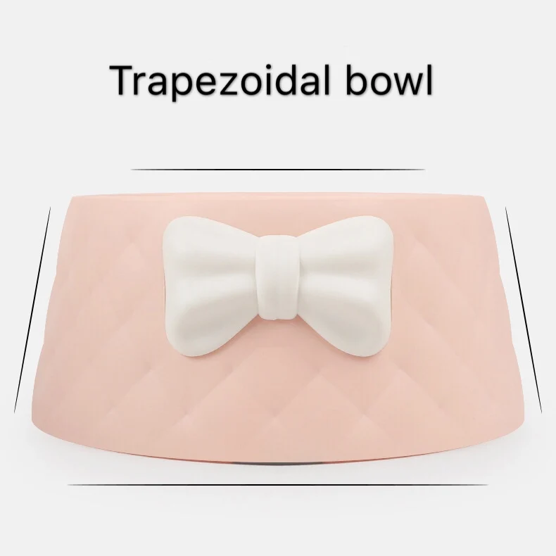 Пластиковая миска бант карамельный цвет товары для домашних животных прекрасный