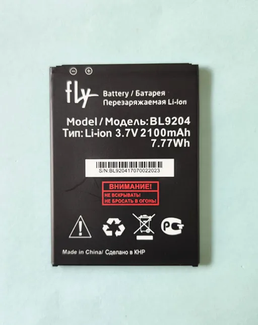 Новый Аккумулятор 2100 мАч для FLY FS517 Cirrus 11/BL9204 мобильный телефон | Мобильные