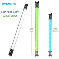 nanlite pavotube 15c 77cm led tube light rgb color 2700k 6500k handheld led light stick for photos video movie vlog photography