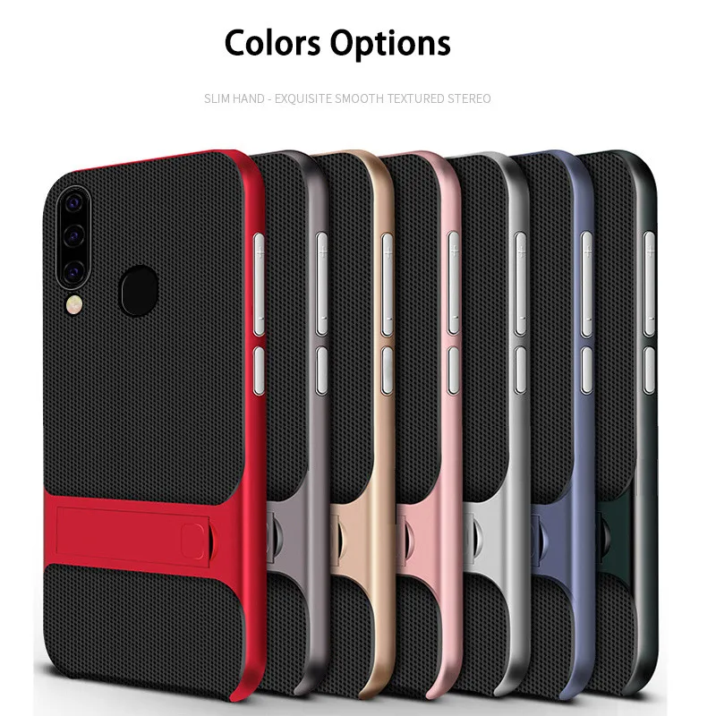 Гибридный противоударный жесткий бампер мягкий чехол для телефона samsung Galaxy A50 A40