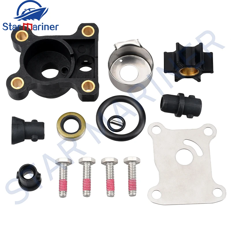 394711 391698 Impeller Water Pump Repair Kit 0394711 For Johnson Evinrude Outboard Motor 9.9HP 15HP Boat Engine Aftermarket Part