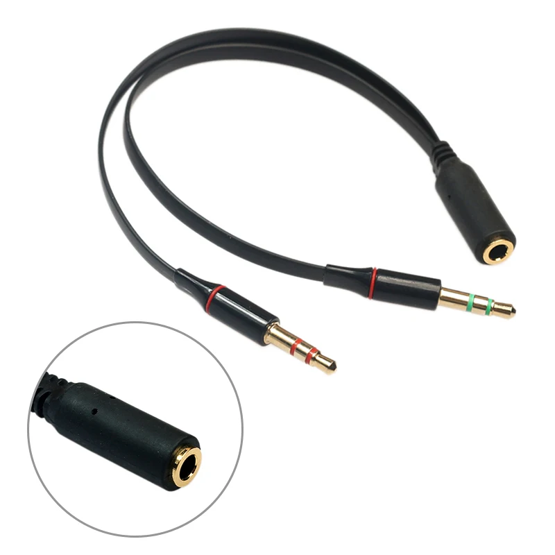 

1-2 Computer Audio Cable Male To Female 3.5mm Stereo Audio Adapter Audio Cable 1 Female To 2 Male Adapter Cable For Earphone
