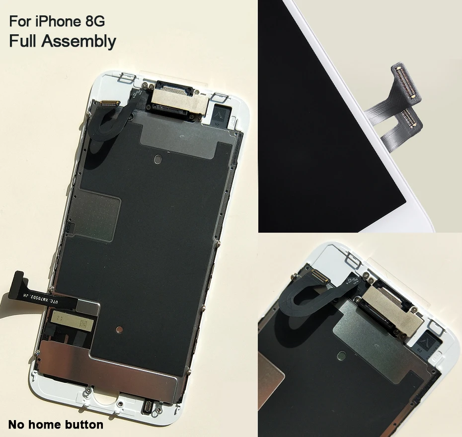 Завершенный ЖК-дисплей для iPhone 7 7 Plus 8 8 Plus Превосходное качество ЖК-экран сборка Замена с фронтальной камерой+ динамик+ подарок