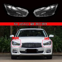 front headlamps glass headlights shell cover transparent lampshades shell masks lens for infiniti q50 2013 2019 auto light caps