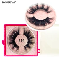 20mm lashes 3d mink false eyelashes party activities celebrate the festival natural fluffy pink goods in stock fast delivery e14