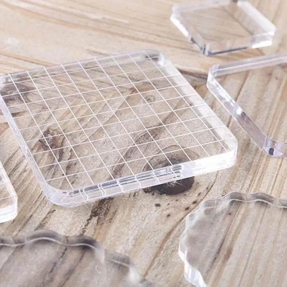 Новый прозрачный акриловый блок для DIY уплотнительный штамп самодельного