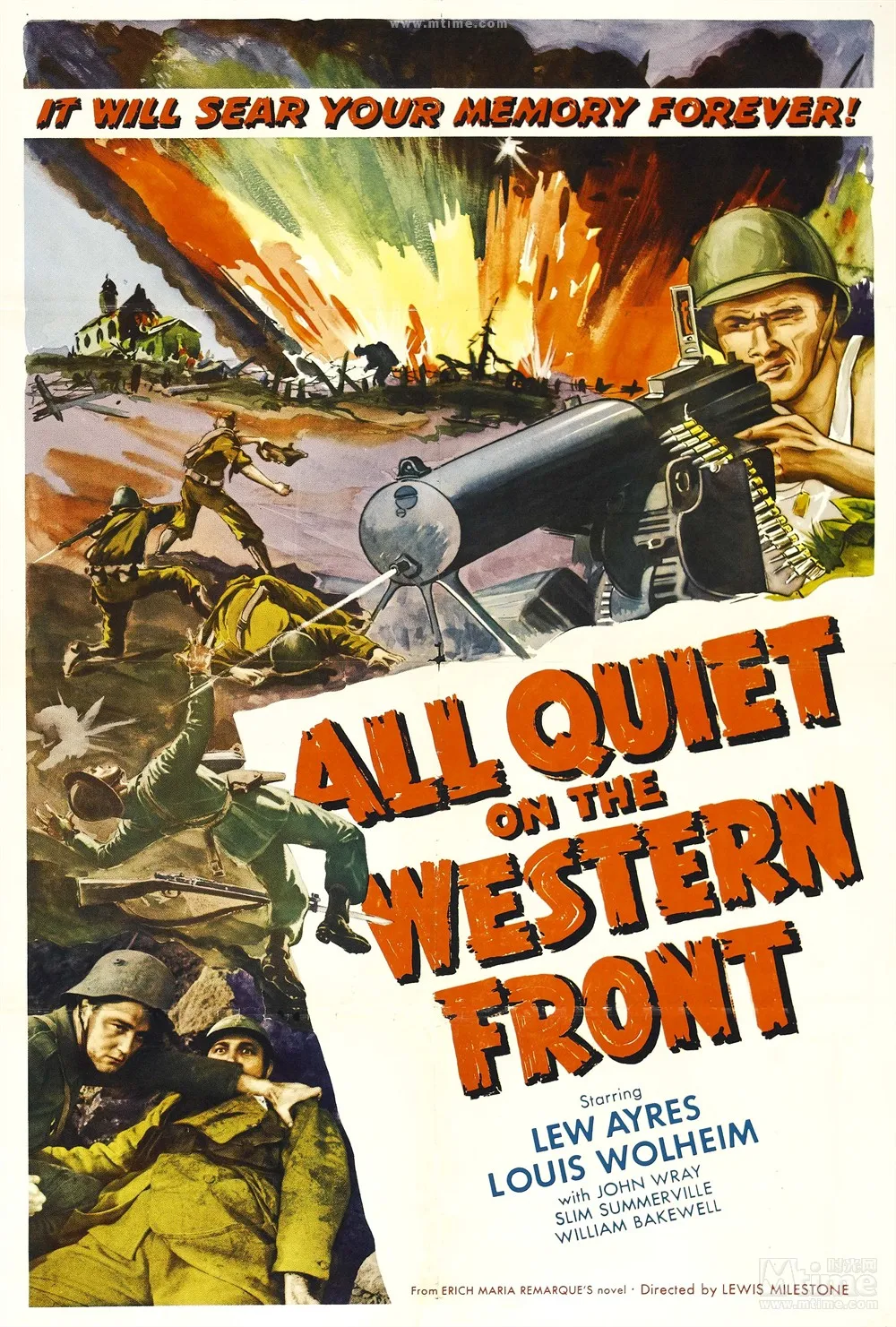 

1930 Movie All Quiet on the Western Front oil paintings canvas Prints Wall Art For Living Room Bedroom Decor