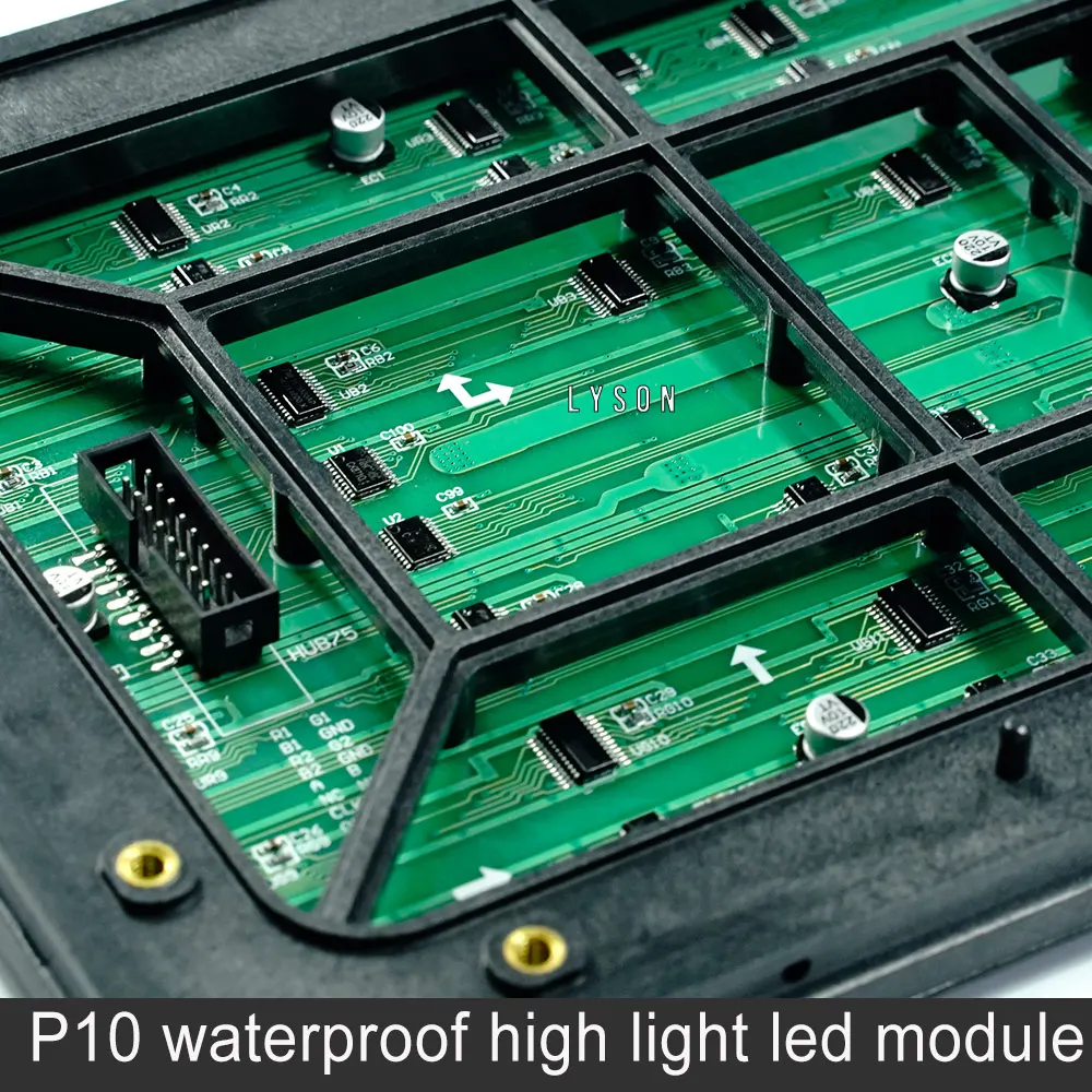 Наружный 1/2 Scan P10 SMD 3-in-1 полный цвет фотография | Лампы и освещение