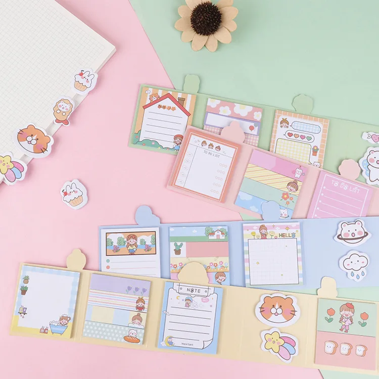 Kawaii для маленьких девочек в повседневном стиле бумаги заметок на клейкой основе