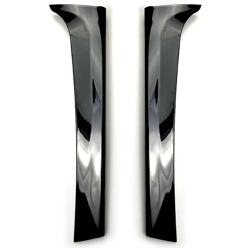 

Back Window Rear Spoiler Side Wing Splitter Trim for Tiguan MK2 2017 2018 Gloss Black 2Pcs