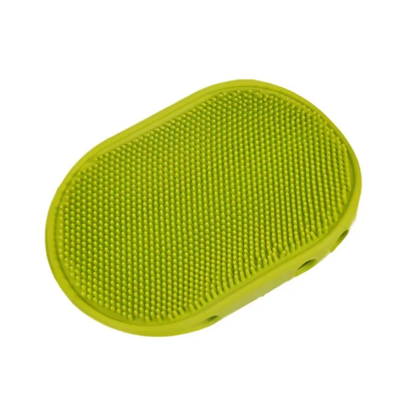 

Pet Bath Massage Brush Green Bath brush Cat hair comb Dog scrub Pet Hair Brush