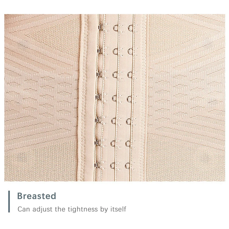 Women Waist Trainer Belly Sheath Control Tummy Hips Abdomen Buckle Compression Postpartum Slimming Body Shaping Belt Corset