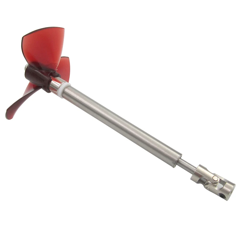 

70mm 2-blade Propeller 5mm Drive Shaft Assembly 15cm 20cm 25cm 30cm 35cm 2-blade Semi Submerged Propeller For Bait Boat