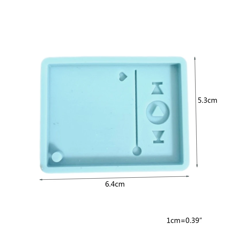 

DIY Crafts Polymer Super Glossy Epoxy Resin Player Mold Keychain Silicone Mould