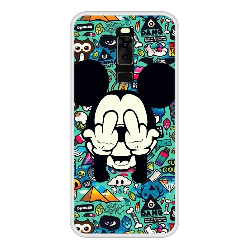 Case for Leagoo S8 Soft Silicone TPU Mickey Minnie Pattern Painted Phone Cover In Stock |