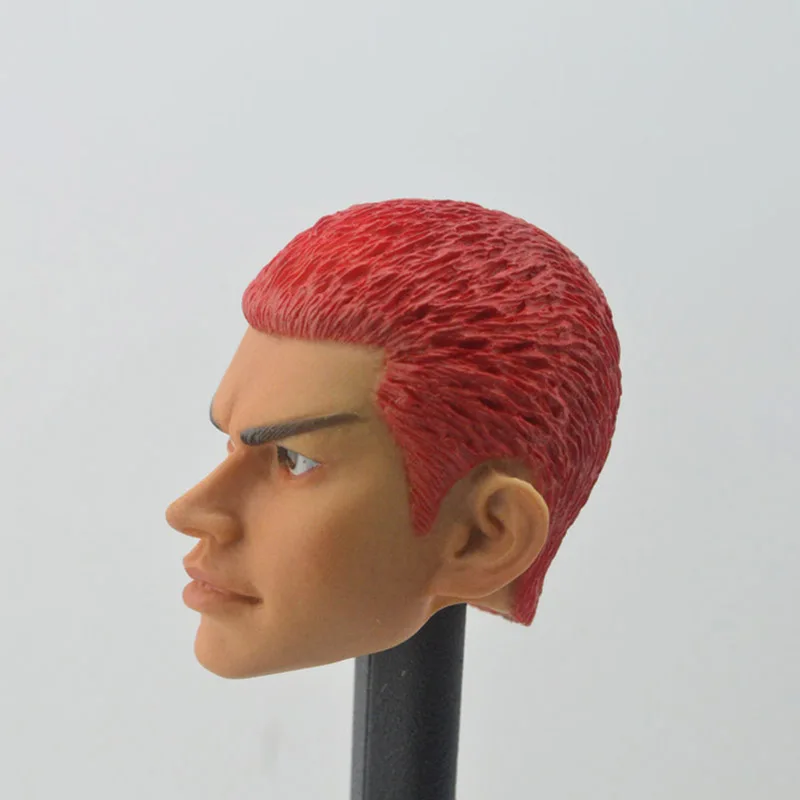 На заказ масштаб 1/6 SLAM DUNK Hanamichi Sakuragi красная голова обезьянки Лепка для 12 дюймовой