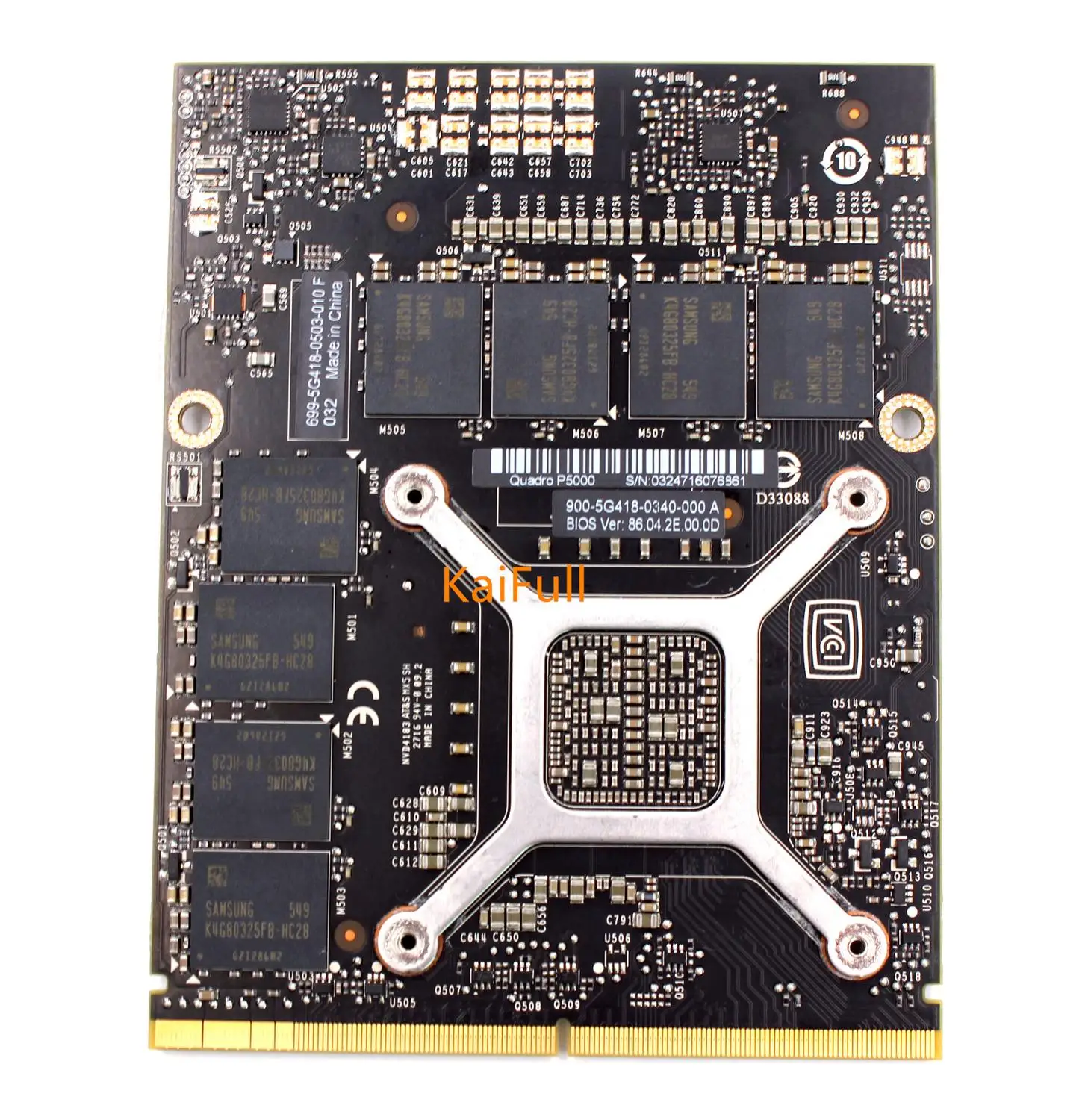 Оригинальный P5000M P5000 DDR5 16 Гб Видео Графика VGA карты N17E-Q5-A1 с X-скоба для HP ZBook 17 G3 G4 Dell