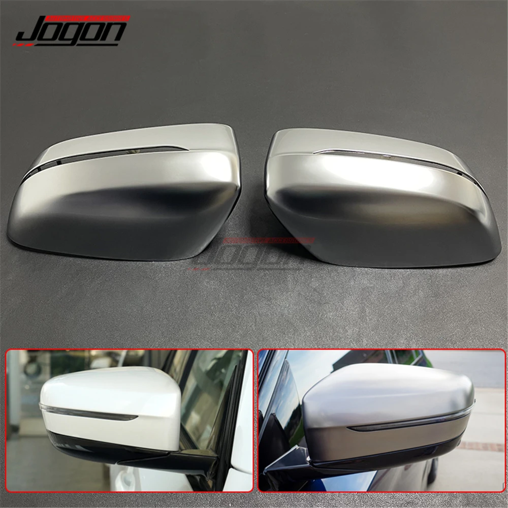 

Крышки для зеркал заднего вида, 2 шт., серый и серебристый, для BMW 3 серии G20 G21 2020 2021