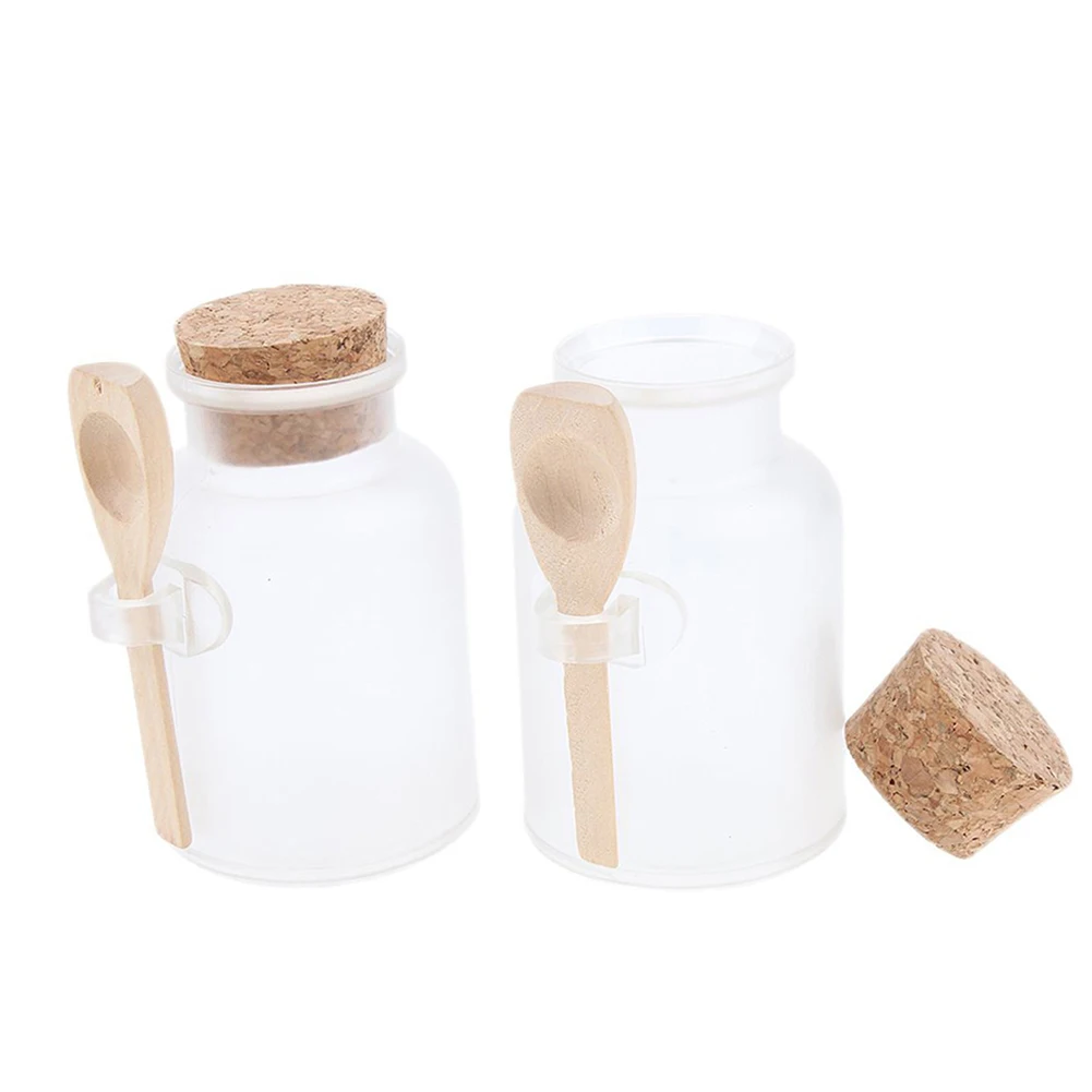 Горячая Распродажа 200 мл пластиковый пустой Соль для ванной бутылка Емкость