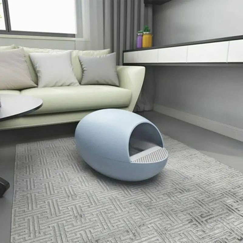 Автоматический очиститель для туалета в виде кошачьего полностью закрытый умный