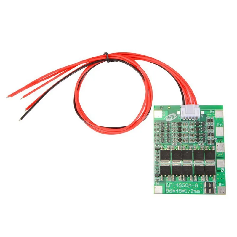 4S 16.8V 30A Li-ion Lithium Battery 18650 Charger Protection Board PCB BMS Balance Module High Current TE742 | Электроника