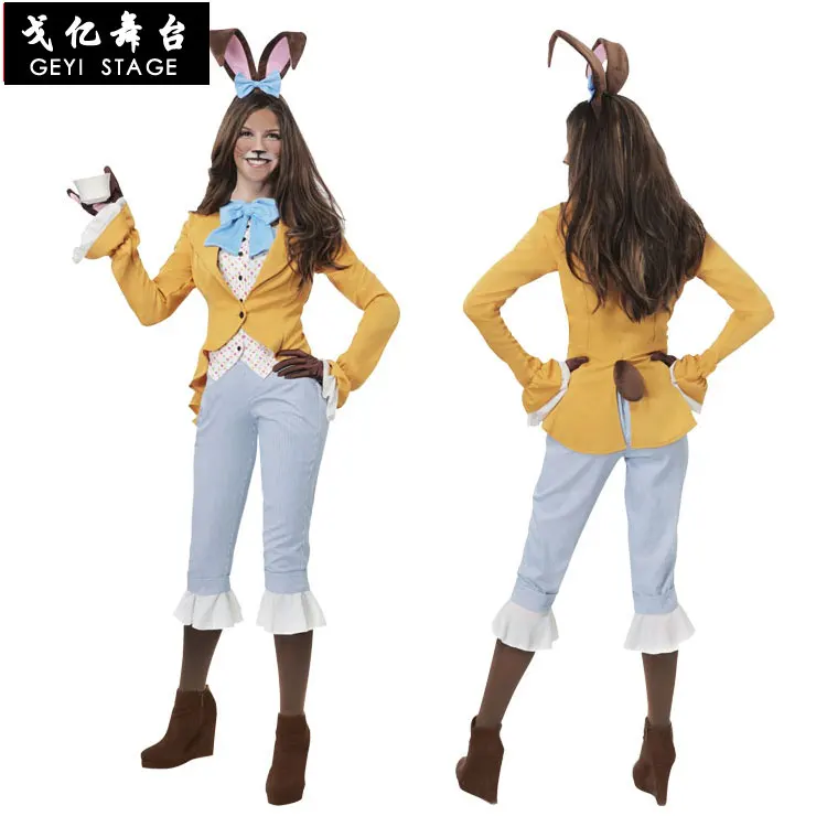 

Halloween annual party party cosplay costumes adult female models beautiful hare bunny girl costumes