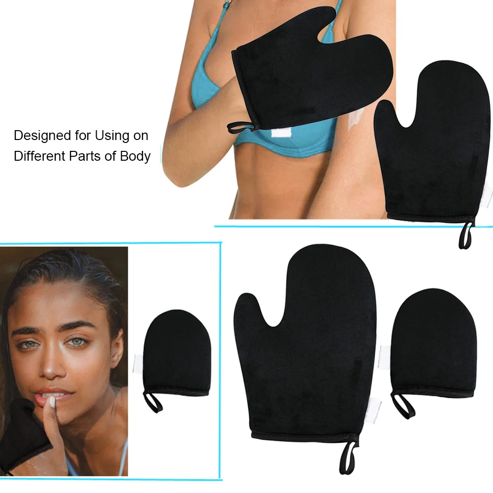 Перчатки рукавицы для купания сауны спа очищения тела и лица двухсторонние