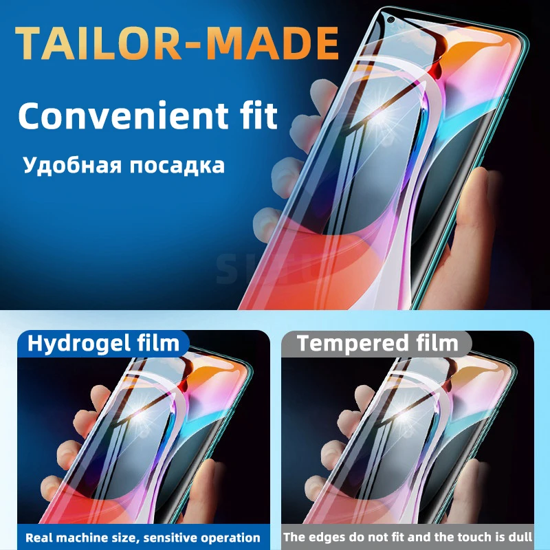 Гидрогелевая пленка для Xiaomi Mi 11 Ultra защита экрана Note 10 Lite Pro Note10 11i Mi11 Mi10 10S 11Lite 5G Mix4