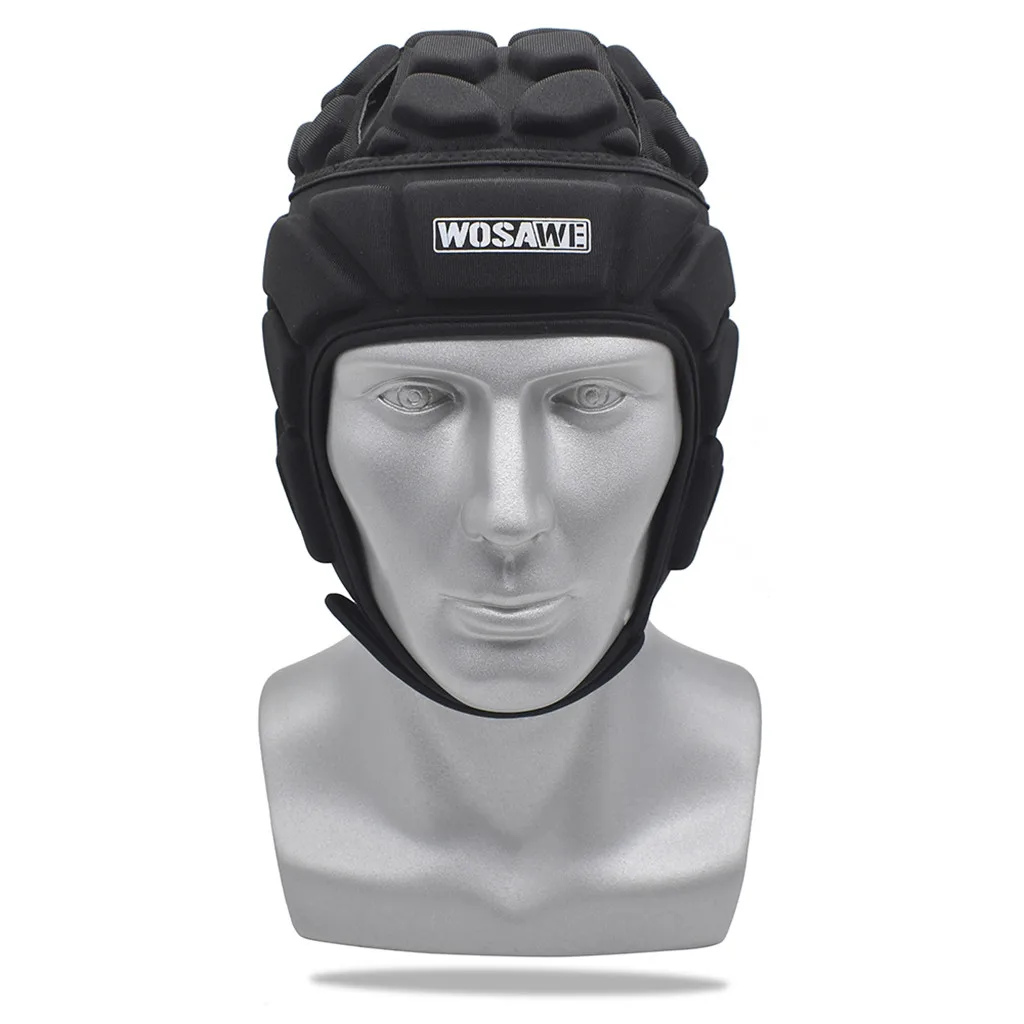 

Pro Helmet EVA Shock-proof Headgear for Rugby Flag Football Soccer Goalkeeper & Goalie Unisex Goalkeeper Helmet for Adult