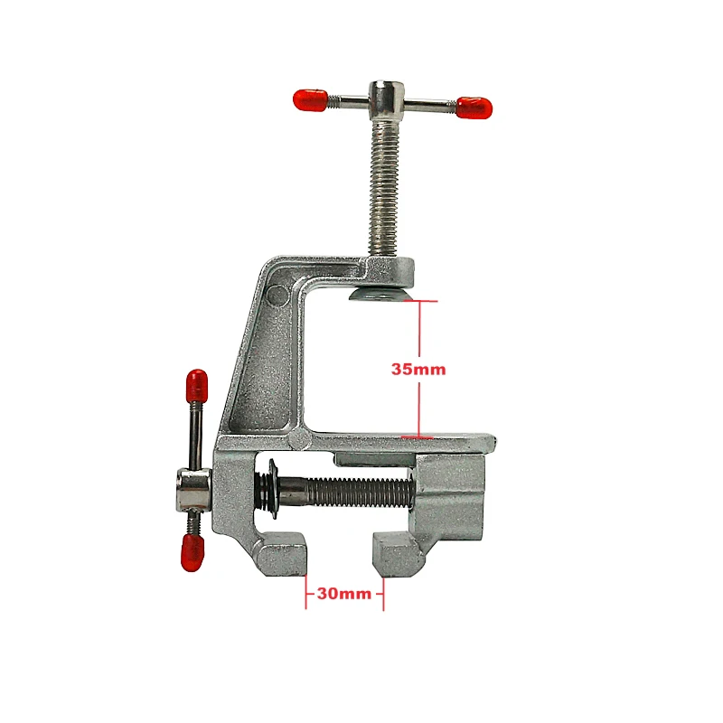 Алюминиевый миниатюрный небольшой зажим для хобби ювелира на настольной скамье