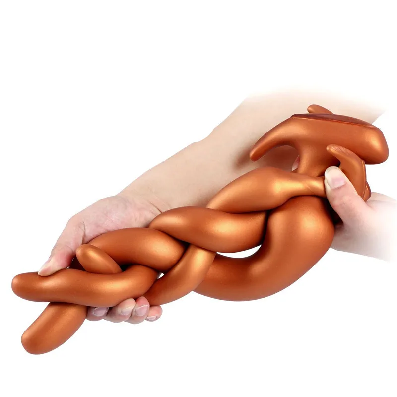 Мягкий силиконовый супер длинный Анальная пробка Вагина фаллоимитатор SM гей