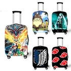 Чехол для чемодана Тоторо из японского аниме для мальчиков и девочек размером 18 ''-32'', эластичный, аксессуары для путешествий