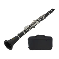 b flat quality clarinet ebonite 17 keys system with case shoulder straps screwdriver