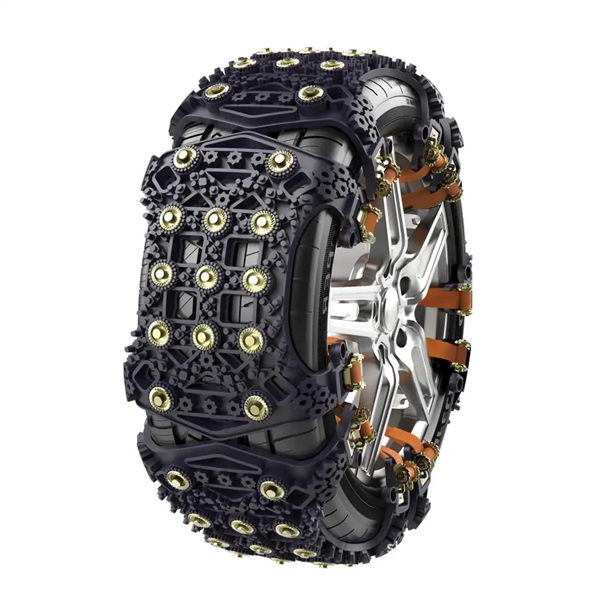 

Автомобильные универсальные противоскользящие цепи для снега для внедорожников, автомобильные цепи для снега, аварийные противоскользящи...