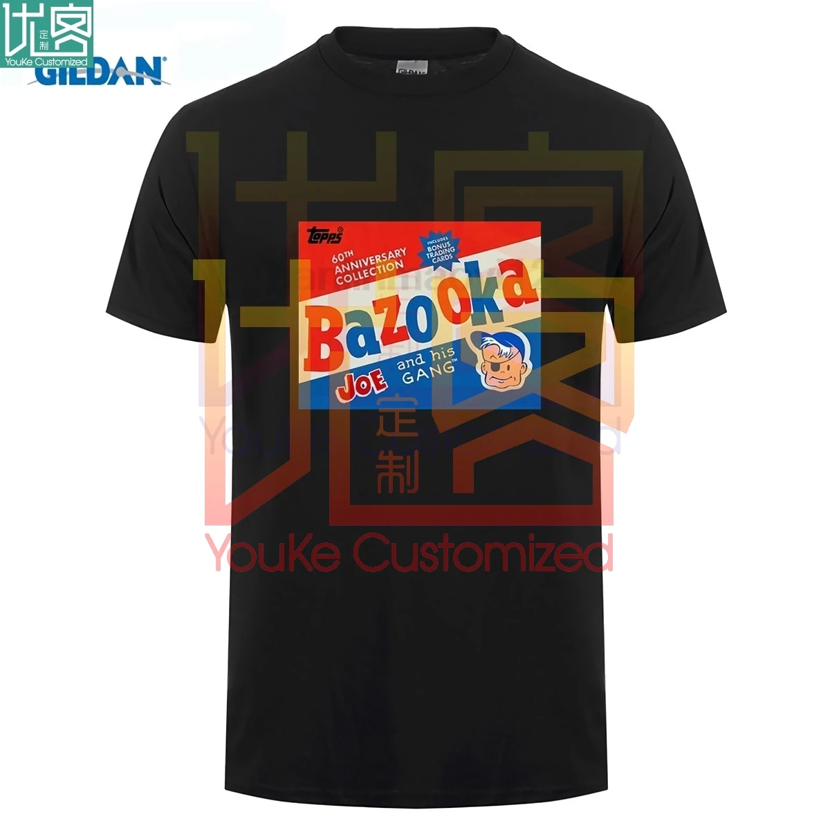 Повседневные рубашки для мужчин Топ Bazooka Bubble Gum Мужская хлопковая футболка с