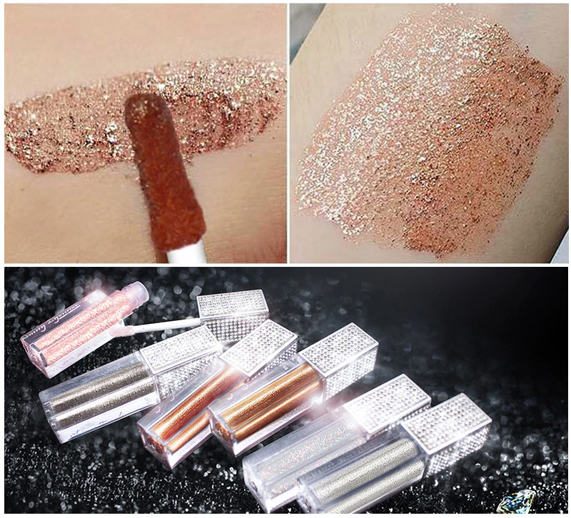 Doradosun жидкие тени для век Блестки макияжа Beas Sequins Eye Shadow Sparkle водонепроницаемые |