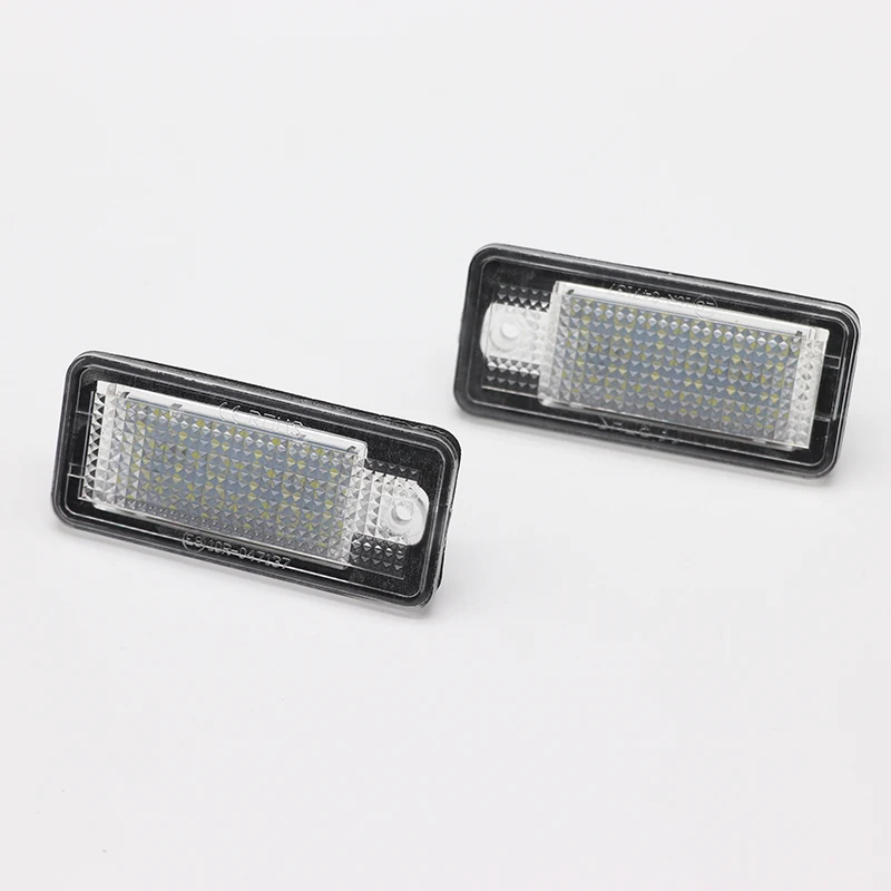 Canbus LED Licence Number Plate Light For Audi A3 8P A4 S4 RS4 B6 B7 A6 RS6 S6 C6 A5 S5 2D Cabrio Q7 A8 S8 RS4 Avant images - 6