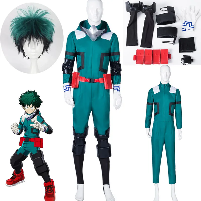 Аниме Мой герой Академия косплей костюмы Izuku Midoriya Косплей Костюм боку нет героев