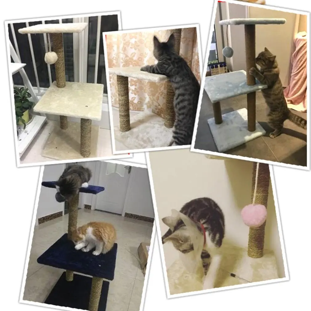 Трехслойная квадратная рамка для скалолазания кошки плюшевая основа мыши