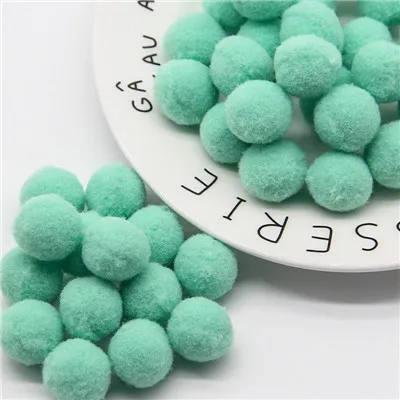 20m 09 60pcs Мини Помпона смешанный Мягкий круглый Pompones шарики Пышная юбка с помпонами для малышей DIY одежды ручной работы рукоделия 8/10/15/20/25/30 мм - Цвет: 20m 09 60pcs
