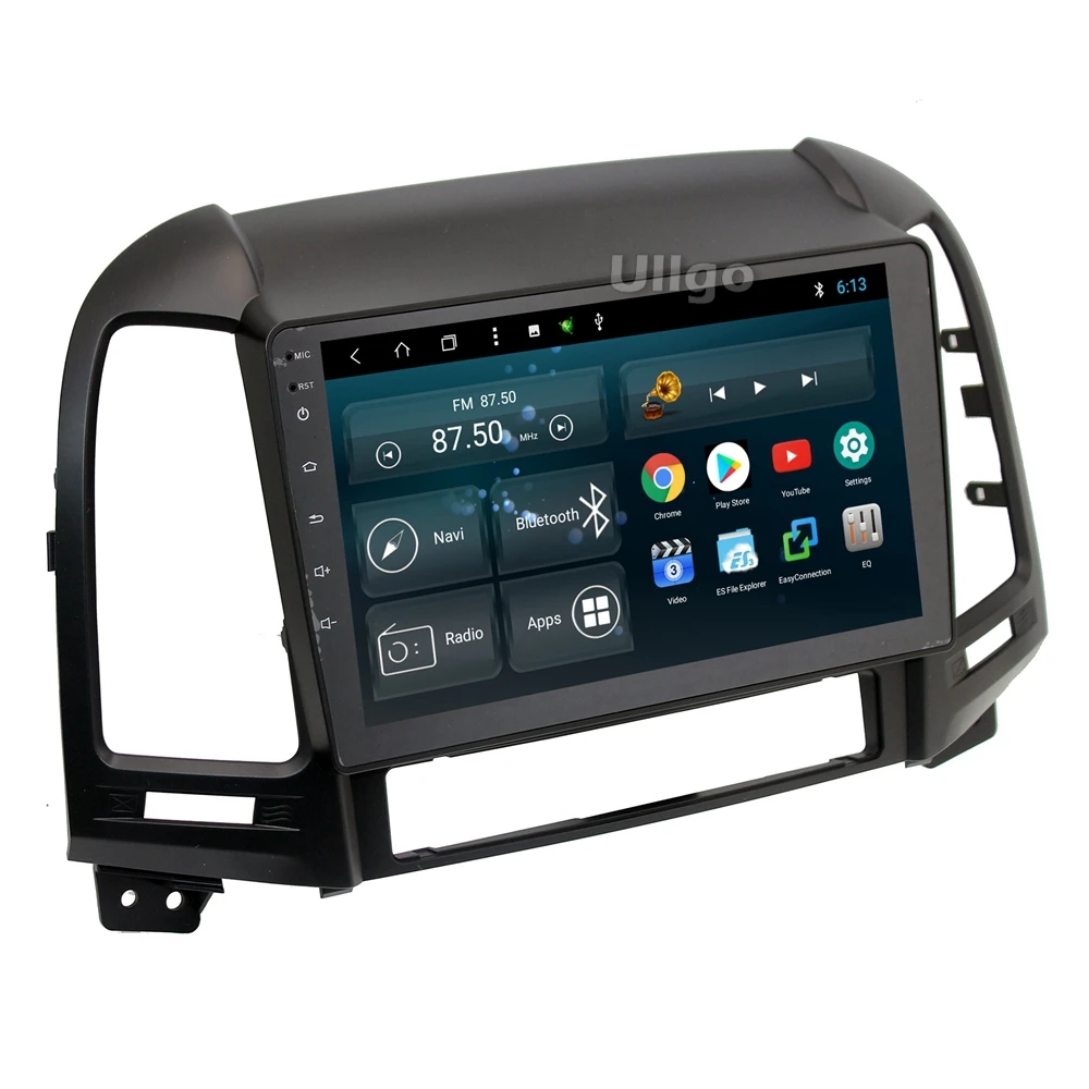 9 'ɺndroid автомобильный радиоприемник GPS для Hyundai Santa fe Авторадио автомобильное