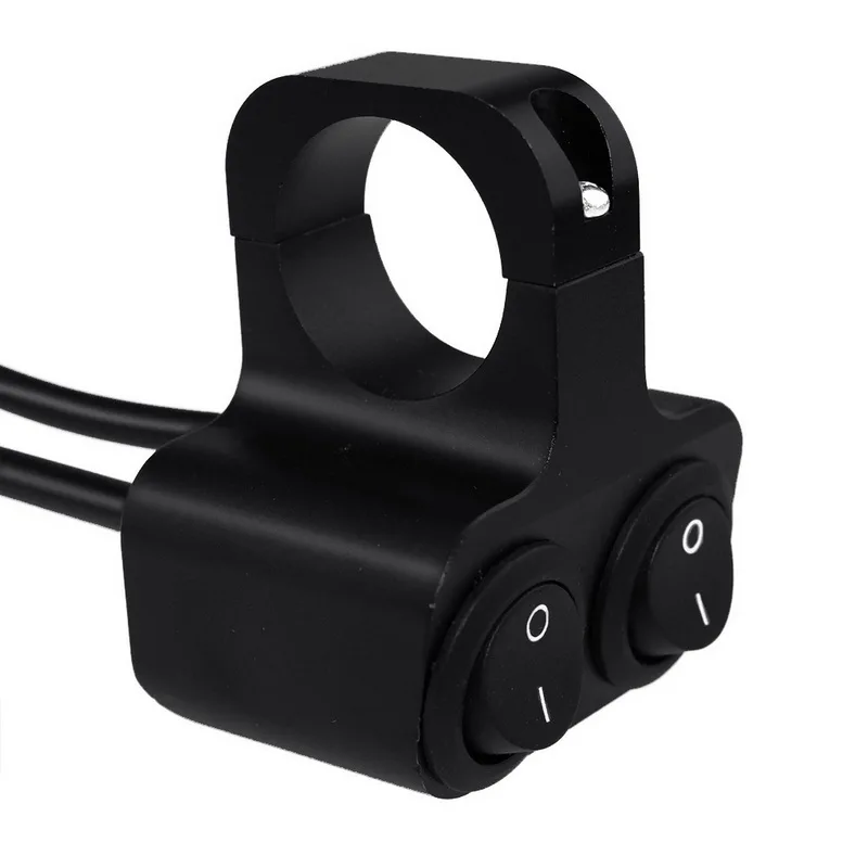 Universal Motorcycle Handlebar Flameout Switch Button 12V 7/8&quot 23mm(22mm) For Dual | Автомобили и мотоциклы
