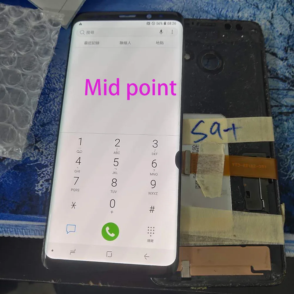 Точки AMOLED без рамки для Samsung Galaxy S8 + G950F G955F S9 S9Plus G960 G965F S10 S10Plus ЖК-дисплей сенсорный