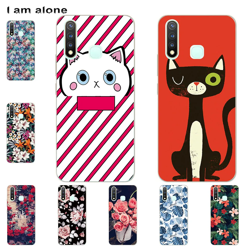 

Чехол для телефона I am alone для Vivo Y12 Y12i Y15 Y17 Y19 Модные Цветные чехлы с мультяшным принтом