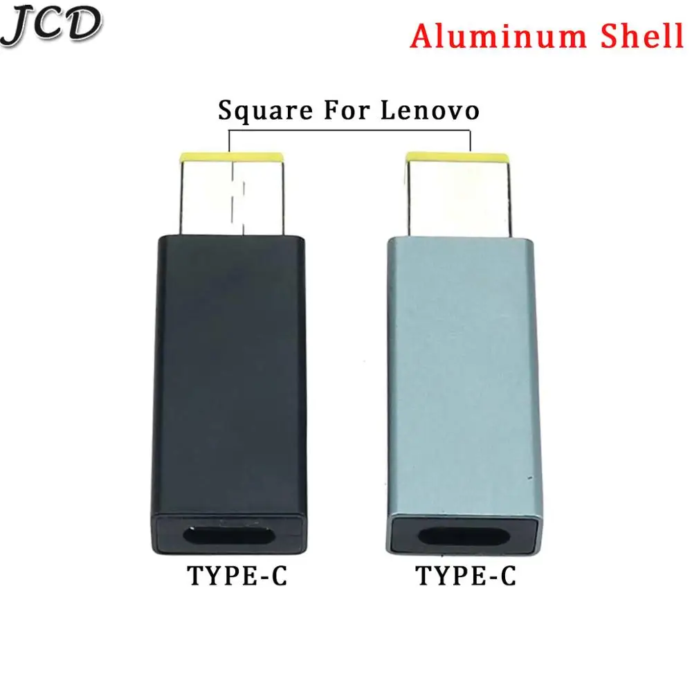 JCD USB C Type Female до прямоугольника мужской PD адаптер питания переменного тока